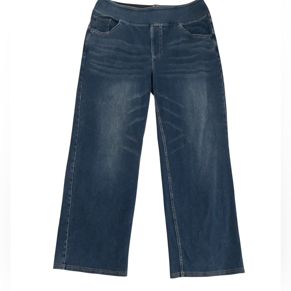 HALARA Women's Flare & Wide Leg Jeans - Dark Blue